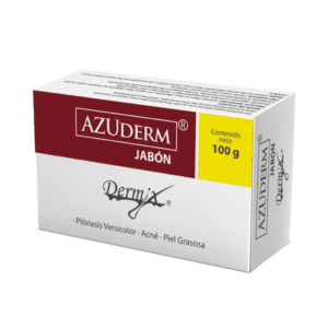 azuderm dermix jabón para la cara para acné y piel grasosa