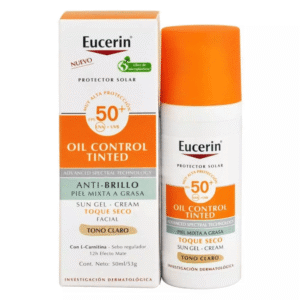 Sun Face Oil Control Toque Seco Gel-Cream SPF 50+ Tono claro