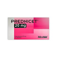Prednicet 20mg X 10 tabletas