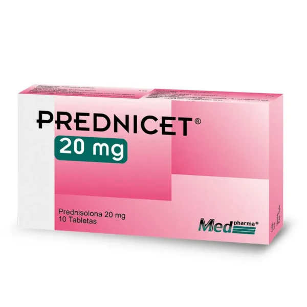 medpharma Prednicet 20mg X 10 tabletas